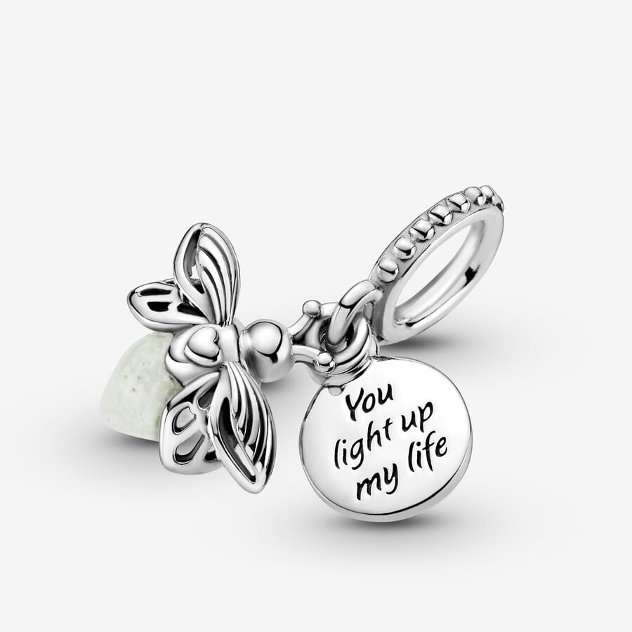 Pandora Glow-in-the-dark Firefly Charms Silber | KZUVTL-061