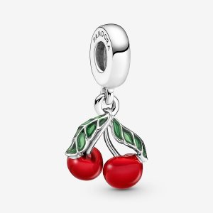 Pandora Asymmetrical Cherry Fruit Baumeln Silber | CDQWKV-153