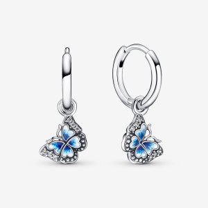 Pandora Blue Butterfly Band Silber | AJRQWP-562