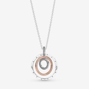 Pandora Circles & Anhänger Two-tone | FBRPDY-018