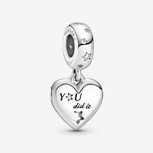 Pandora Congratulations & Stars Baumeln Silber | IHXZWU-978