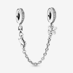 Pandora Decorative Butterflies Safety Silber | GPORNT-631