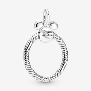 Pandora Disney Mickey Mouse O Charms Silber | HDIJFC-180