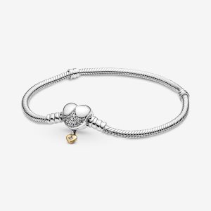 Pandora Disney Princess Moments Snake Charms Two-tone | BDWZPU-841