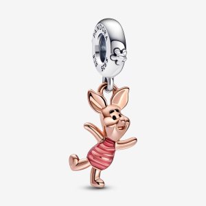 Pandora Disney Winnie the Pooh Piglet Baumeln Two-tone | GQKNIL-451