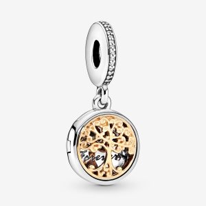 Pandora Family Roots Baumeln Two-tone | NJCDRI-037