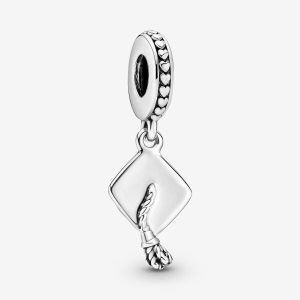 Pandora Graduation Cap Baumeln Silber | BKILHX-751