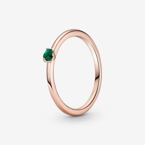 Pandora Green Solitär Rosa Gold | HRWATN-684