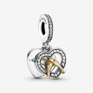 Pandora Happy Anniversary Baumeln Two-tone | SHFELG-159