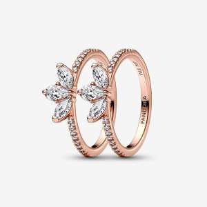 Pandora Herbarium Cluster Ring-sets Mehrfarbig | CYHFBQ-716