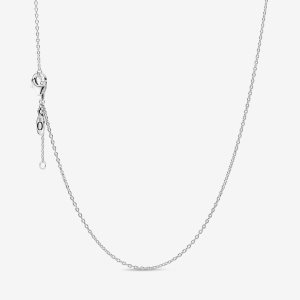 Pandora Klassische Cable Kette Silber | RXAUNY-761