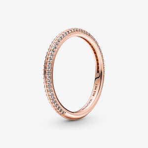 Pandora ME Pave Band Rosa Gold | GCJIHD-513