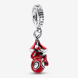Pandora Marvel Hanging Spider-Man Charms Silber | JBXVDM-846