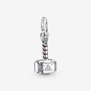 Pandora Marvel The Avengers Thor's Hammer Baumeln Silber | HAFRVO-590