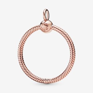 Pandora Moments Medium O Charms Rosa Gold | IWNYPF-536