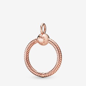 Pandora Moments Small O Anhänger Rosa Gold | RYPXBQ-736