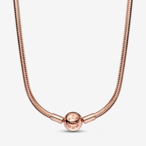 Pandora Moments Snake Charms Rosa Gold | LEOTJB-453