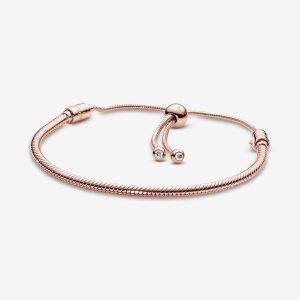 Pandora Moments Snake Slider Gleiten Rosa Gold | GXCNVE-458