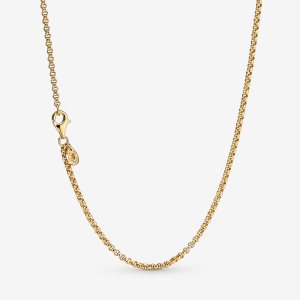Pandora Rolo Kette Gold | JXDINH-942