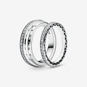 Pandora Signature Klassische Ring-sets Silber | AIQYKB-530