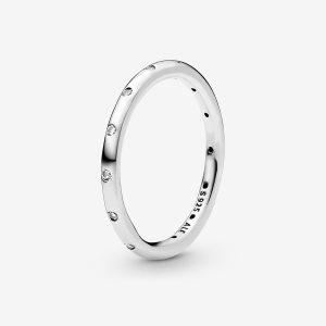 Pandora Simple Sparkling Band Silber | MBLIAX-461