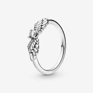 Pandora Sparkling Angel Wings Aussage Silber | QWCJGD-085