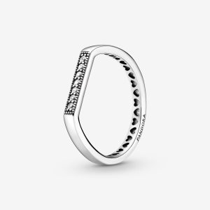 Pandora Sparkling Bar Stacking Stapelbar Silber | FLGWNY-349