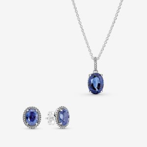 Pandora Sparkling Gift Halsketten- Und Ohrring-sets Mehrfarbig | OWLZYI-021