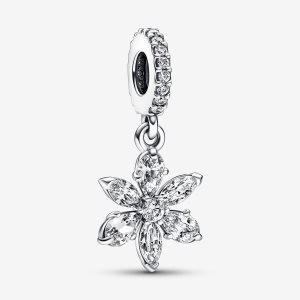 Pandora Sparkling Herbarium Cluster Baumeln Silber | WYHNJA-042