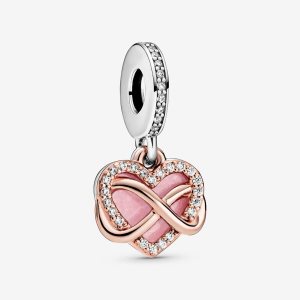 Pandora Sparkling Infinity Baumeln Two-tone | PREZKJ-534