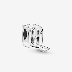 Pandora Sparkling Scorpio Zodiac Charms Silber | YVANBM-261