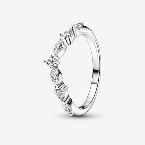 Pandora Timeless Wish Sparkling Alternating Stapelbar Silber | FUKYRB-432